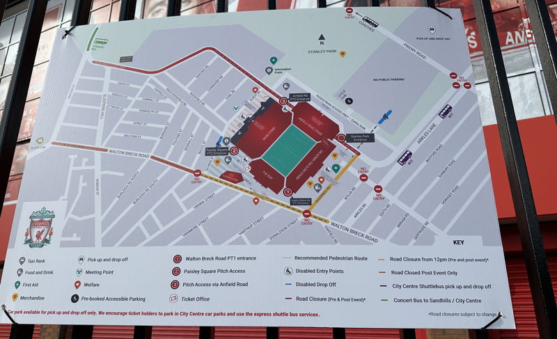 anfield stadium map for concerts