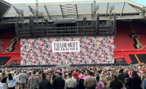 taylor swift eras tour at anfield 2024 view of the stage